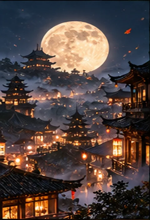 月下长亭 · 艺术概念图(非真实剧照)