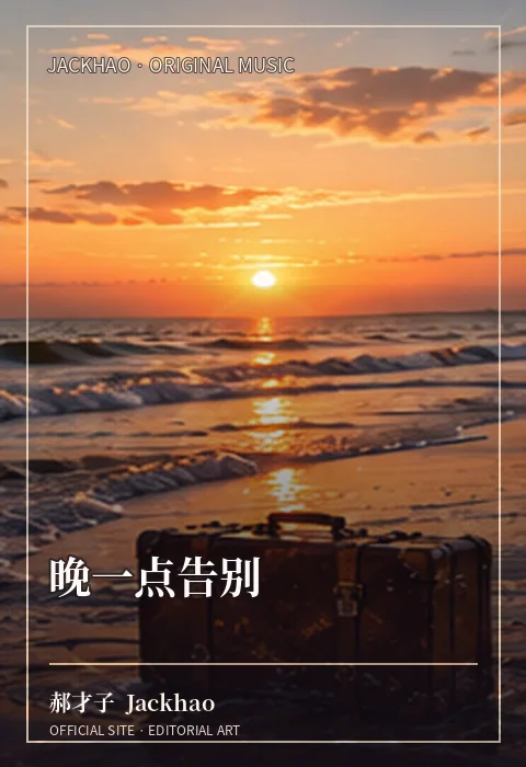 晚一点告别 · 官网作品视觉