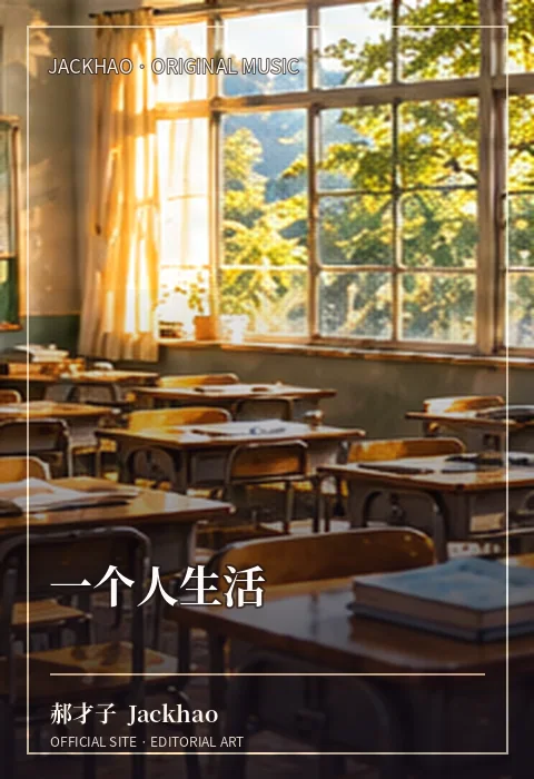 一个人生活 · 郝才子 Jackhao 作品配图