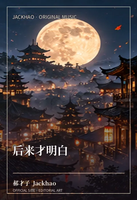 后来才明白 · 官网作品视觉