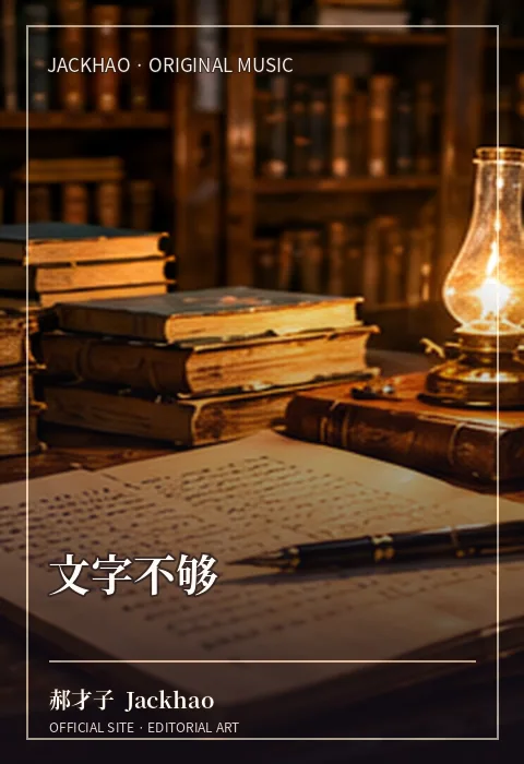 文字不够 · 官网作品视觉